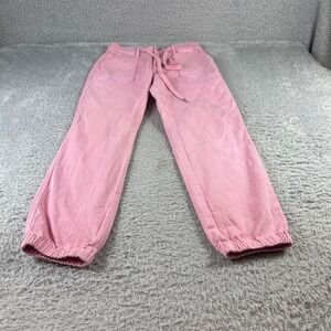 Judy Blue Pink Garment Dyed Jogger Pants High Rise Drawstring Size 7/28